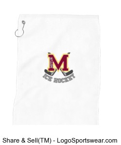 Mifflin Ice Hockey Golf Towel Design Zoom